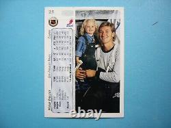 1992/93 Upper Deck NHL Hockey Card #25 Wayne Gretzky Auto Autograph Certified Ud