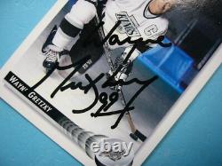 1992/93 Upper Deck NHL Hockey Card #25 Wayne Gretzky Auto Autograph Certified Ud