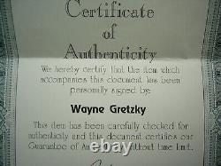 1992/93 Upper Deck NHL Hockey Card #25 Wayne Gretzky Auto Autograph Certified Ud