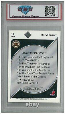 1992-93 Upper Deck WAYNE GRETZKY #18 Auto /2800 DSG Authentic Signature