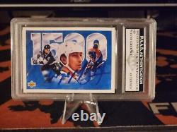 1992-93 Upper Deck? Wayne Gretzky 1500! Autographed WithAuthentication