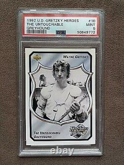 1992-93 Upper Deck Wayne Gretzky Heroes The Untouchable/Greyhound PSA 9 Mint