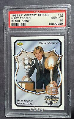 1992 Upper Deck Gretzky Heroes #12 Wayne Gretzky PSA 10 Population 8