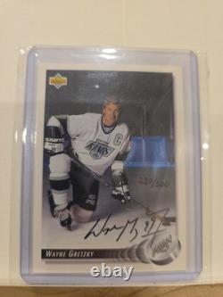 1992 Upper Deck Wayne Gretzky Auto 220/500