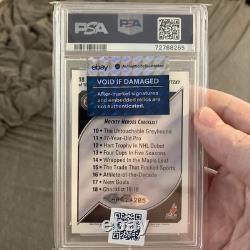 1992 Wayne Gretzky Upper Deck Heroes Auto /2800 PSA 8. Auto 10
