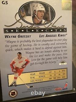 1992 Wayne Gretzky W Gordie Howe Upper Deck Auto Blow-up jumbo dual Auto 163/500