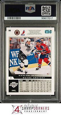 1993 Upper Deck Silver 802 Goals #99 Wayne Gretzky Hof Pop 6 Psa 10 H4077216-017