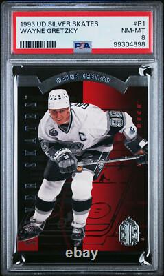 1993 Upper Deck Silver Skates #R1 Wayne Gretzky PSA 8 NM-MT Tough