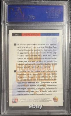 1993 Upper Deck Soccer Wayne Gretzky HC4 Honorary Captain Gold PSA 10