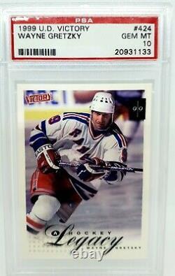 1993 Upper Deck Victory Wayne Gretzky #424 PSA 10 Gem Mint