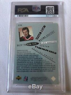 1994 Be A Player Upper Deck Wayne Gretzky Autographs 1st Auto Card #108 Psa 9 10