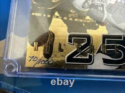 1994 UPPER DECK WAYNE GRETZKY JUMBO AUTOGRAPH 2500 CAREER PTS with COA 70/1000