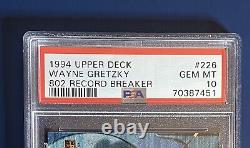 1994 Upper Deck #226 WAYNE GRETZKY 802 RB (PSA 10!) ICONIC CARD Must Have