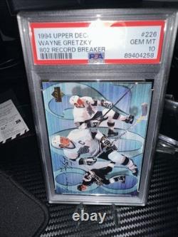 1994 Upper Deck 802 Record Breaker #226 WAYNE GRETZKY Perfect PSA 10 Gem Mint
