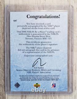 1994 Upper Deck Be A Player Wayne Gretzky Auto S97