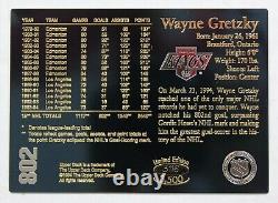 1994 Upper Deck Wayne Gretzky 24k Gold Commemorative 802 Goals 3116/3500