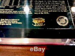 1994 Upper Deck Wayne Gretzky 24kt Gold 802 Goals Card #1094/3500 Rare