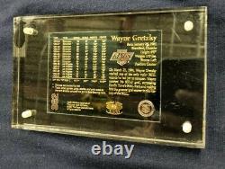 1994 Upper Deck Wayne Gretzky 802 Goals 24K Gold Card