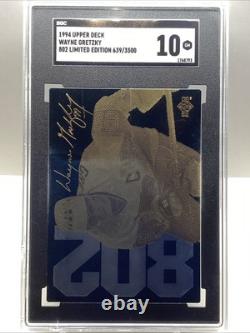 1994 Upper Deck Wayne Gretzky 802 Limited Edition #639/3500 Pop 2