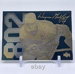 1994 Wayne Gretzky Upper Deck Commemorative 802 Goals 24K Gold Hockey Card /3500