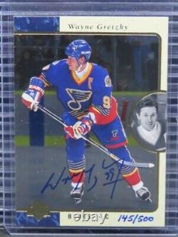1995-96 Upper Deck SP Wayne Gretzky St. Louis Blues UDA Auto Signed #145/500