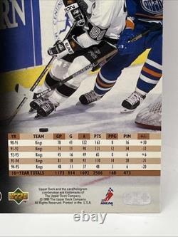 1995-96 Upper Deck Wayne Gretzky #99 Electric Ice GOLD SSP Parallel Kings