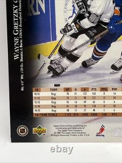 1995-96 Upper Deck Wayne Gretzky #99 Electric Ice GOLD SSP Parallel Kings