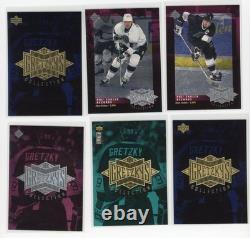 1995-96 Upper Deck Wayne Gretzky Record Collection Set 1-24 (G1-G20 + 4 Headers)