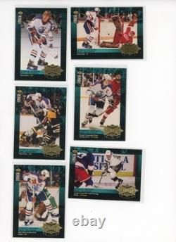 1995-96 Upper Deck Wayne Gretzky Record Collection Set 1-24 (G1-G20 + 4 Headers)