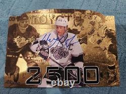 1995 UDA SP 2500th Point Signed WAYNE GRETZKY Auto #250/1000 GOAT HOF COA