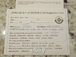 1995 Upper Deck Be A Player #r99 5x7 Card Auto Uda Wayne Gretzky 161/300