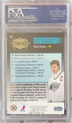 1995 Upper Deck Gretzky Collection #G1 Wayne Gretzky PSA 10 POP 5