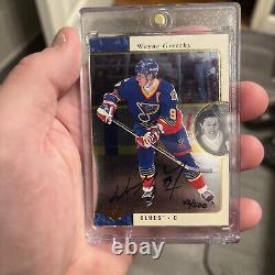 1995 Upper Deck SP Wayne Gretzky AUTOGRAPH! 42/500 Number 99 RARE Buyback NHL
