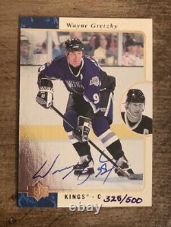 1995 Upper Deck SP Wayne Gretzky HOF Signed AUTO /500 Oilers Kings #66