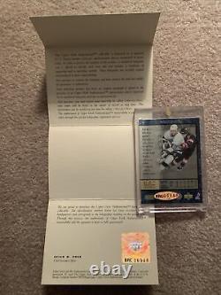 1995 Upper Deck SP Wayne Gretzky HOF Signed AUTO /500 Oilers Kings #66