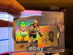 1996-97 Spx Master Set Base Gold Holoview And Wayne Gretzky Auto Read