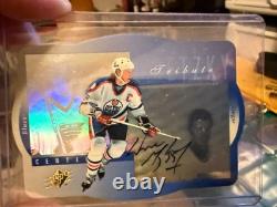 1996-97 Spx Master Set Base Gold Holoview And Wayne Gretzky Auto Read