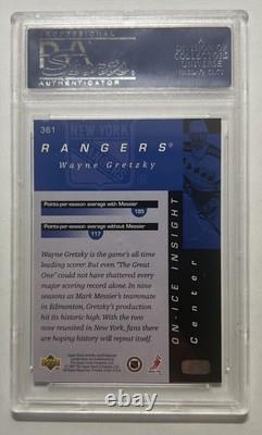 1996-97 Upper Deck On-Ice Insight Wayne Gretzky #361