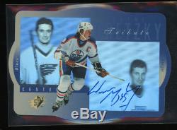 1996-97 Upper Deck SPx #GS1 Wayne Gretzky Auto on Card HOFer Oilers UDA Great 1