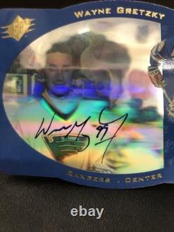 1996-97 Upper Deck SPx Wayne Gretzky New York Rangers #39 Hockey Auto/BAF
