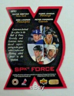 1996-97 Upper Deck Sp Spx Force Gretzky/lemieux/lindros/forsberg Rare