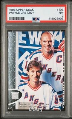 1996-97 Upper Deck Wayne Gretzky #108 PSA 7 with Mark Messier NY Rangers