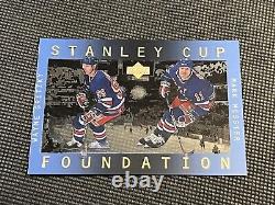 1996-97 Wayne Gretzky/Mark Messier Upper Deck Ice Stanley Cup Foundation #S1