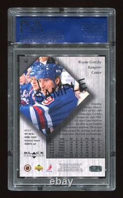 1996 Upper Deck Black Diamond Wayne Gretzky 180 PSA 10 Pop 3 Promo Sample