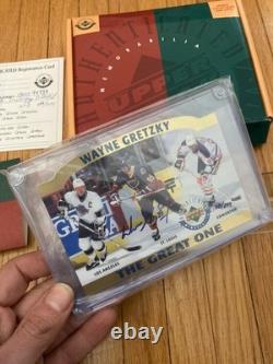1996 Upper Deck Great One Wayne Gretzky Limited Edition Jumbo Card Auto /399 COA