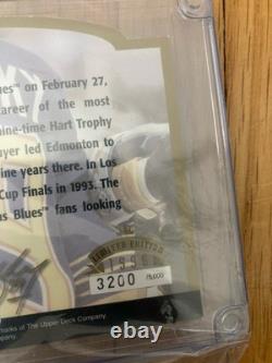 1996 Upper Deck Great One Wayne Gretzky Limited Edition Jumbo Card Auto /399 COA