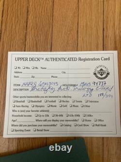 1996 Upper Deck Great One Wayne Gretzky Limited Edition Jumbo Card Auto /399 COA