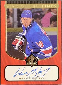 1997-98 SP Authentic Sign of the Times #WG Wayne Gretzky Auto NM-MT
