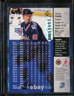 1997-98 Upper Deck Game Dated Wayne Gretzky Buyback Auto /500 Rangers Autograph