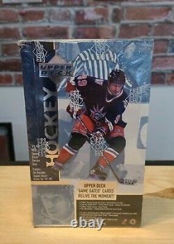 1997/98 Upper Deck Hobby Box (36 Packs) Rare Gretzky Game Dated Inserts